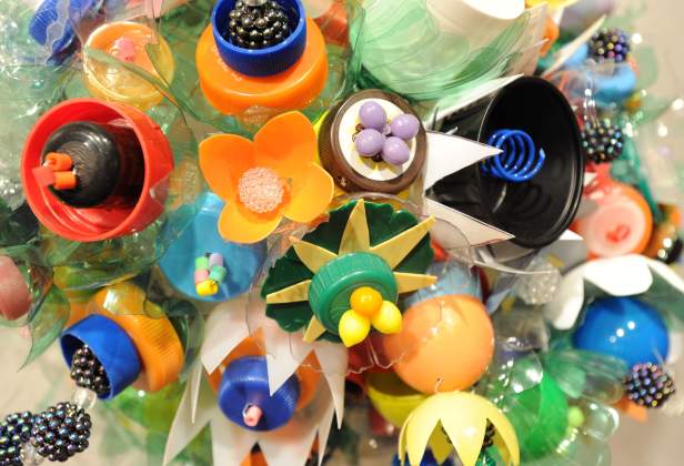 collection of recyclable products